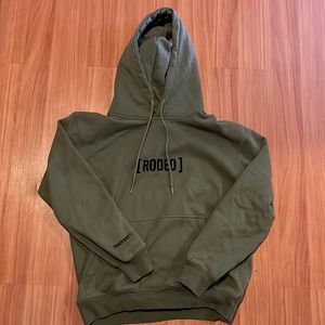 Olive green Travis Scott hoodie